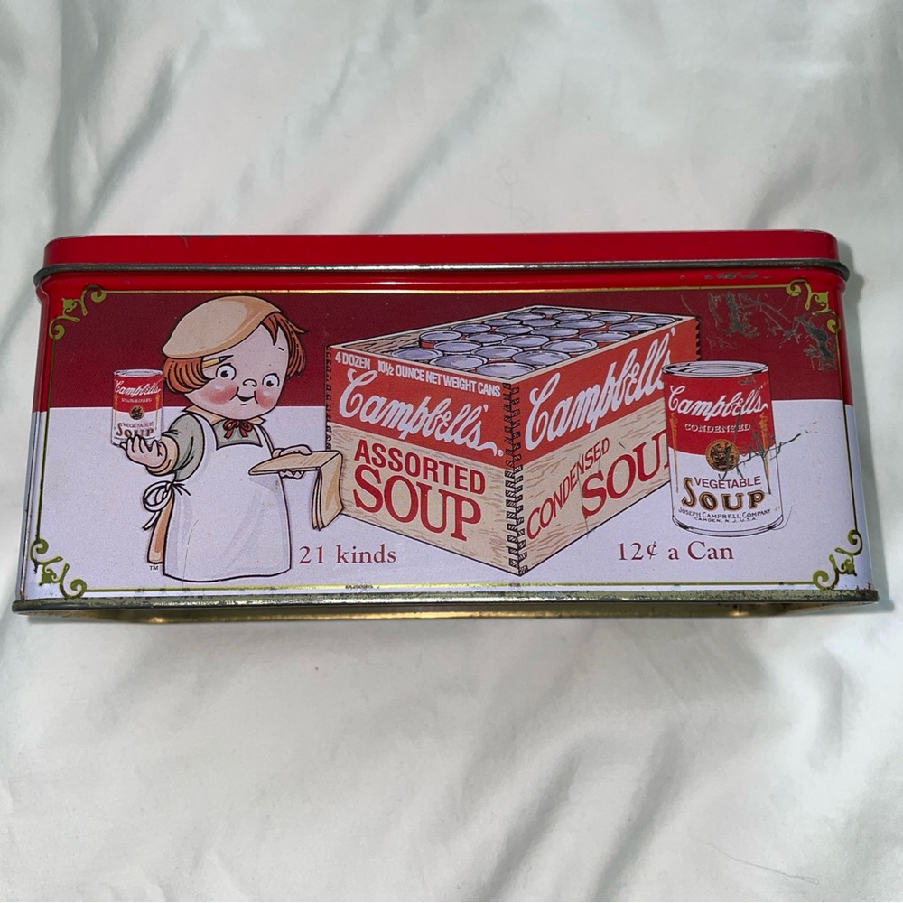 Soups Red and White‎ Tin Box